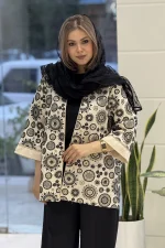 کت لینن سوزندوزی - Image 2