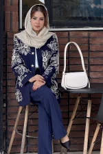 مانتو لینن سوزندوزی ستاره - Image 2