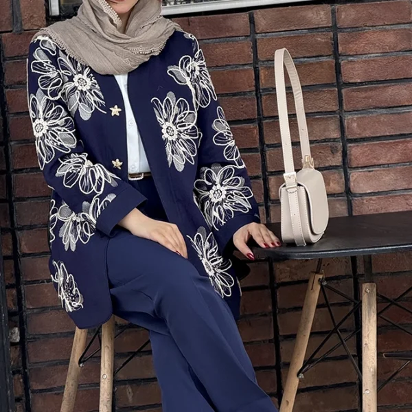 مانتو لینن سوزندوزی ستاره