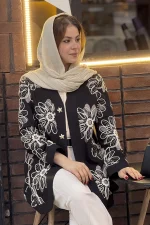 مانتو لینن سوزندوزی ستاره - Image 3