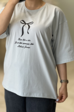 تیشرت باکسی پاپیون - Image 4